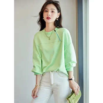 Like The Age Of Water Sweatshirt Women's Neon Green