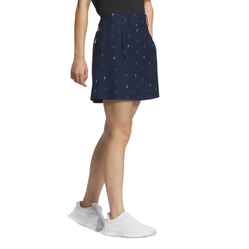 Adidas Casual Short Skirts Women's Collegiate Marine Blue-3