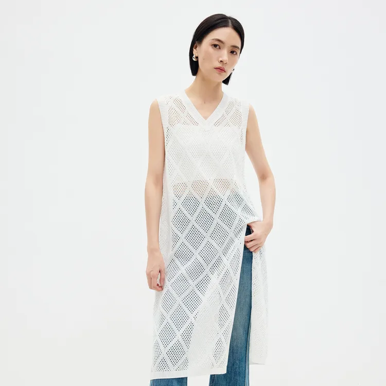 SHUIYUNJIAN Knitwear Women's Raw White-2