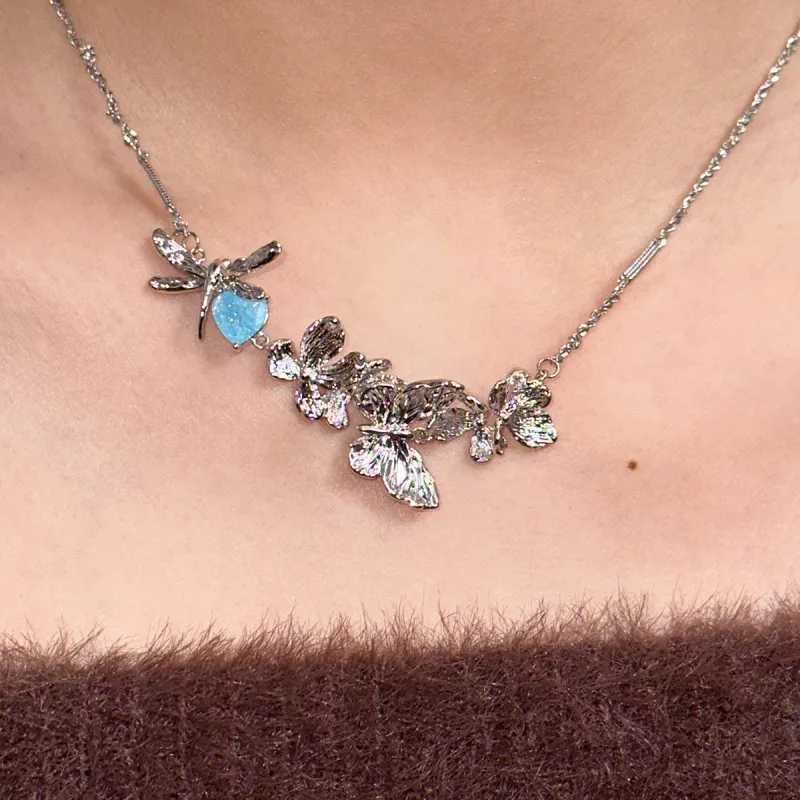 BOONEE ALUS White Gold Plated Copper Necklaces Women's-2