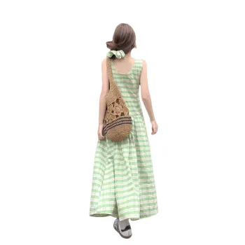 COMMA GIRL Slip Dress Women's Green