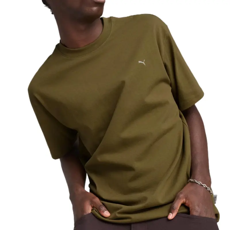 PUMA MMQ T Shirts Men Olive-2