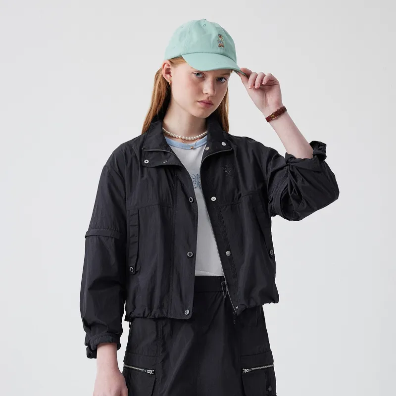 Teenie Weenie Cropped Coat Women's Black-2