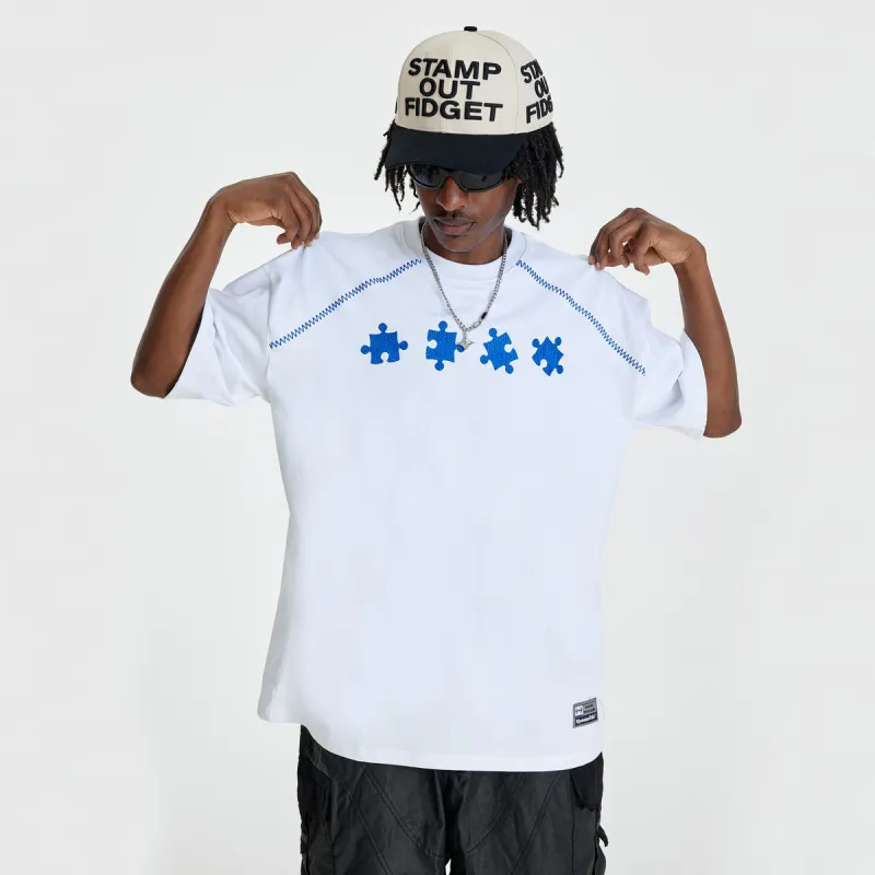 RUIZENLUO T Shirts Unisex White-4