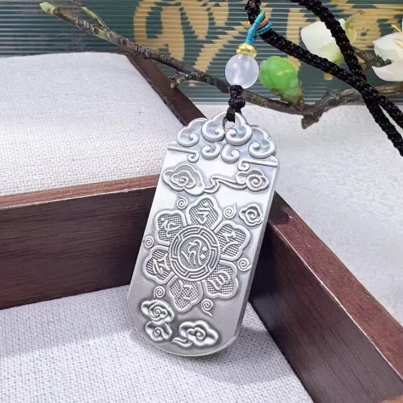 FUYUFU Sterling Silver 999 Fine Silver Necklaces Unisex-2