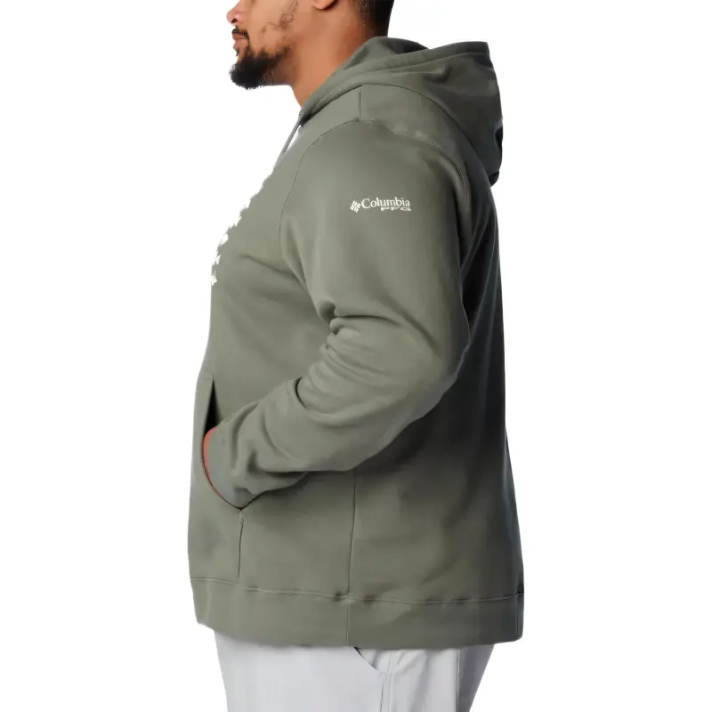Columbia PFG Fish Flag Sweatshirt Men's Beech Cool Gray-2