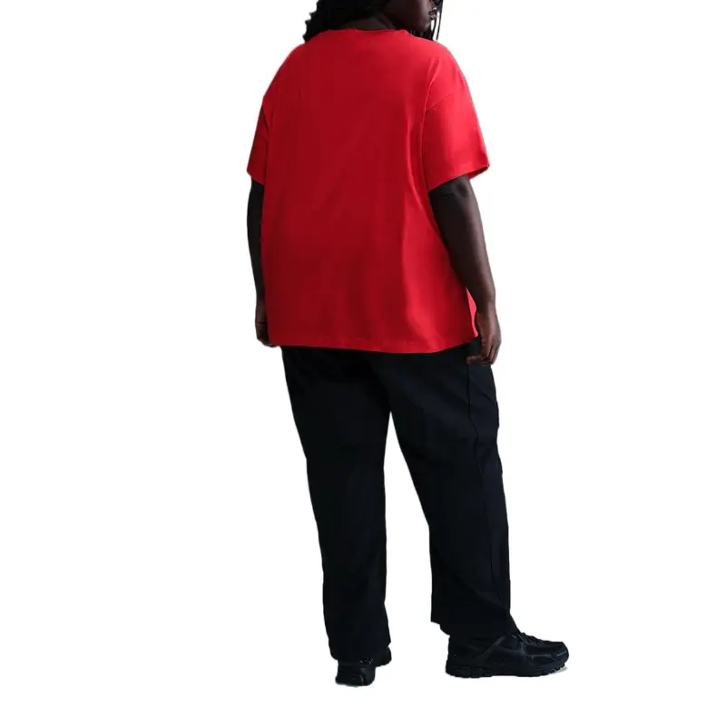 Nike Sportswear Essentials Series Drop Shoulder Sleeve T-Shirt Women's University Red-1