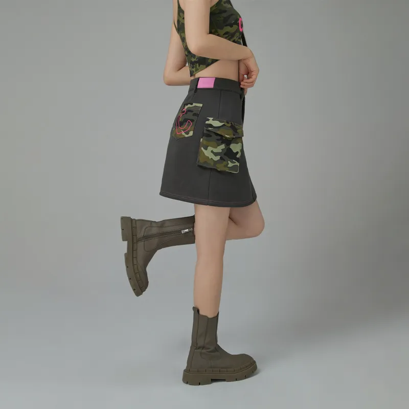 CHUU Denim Short Skirts Women's-5