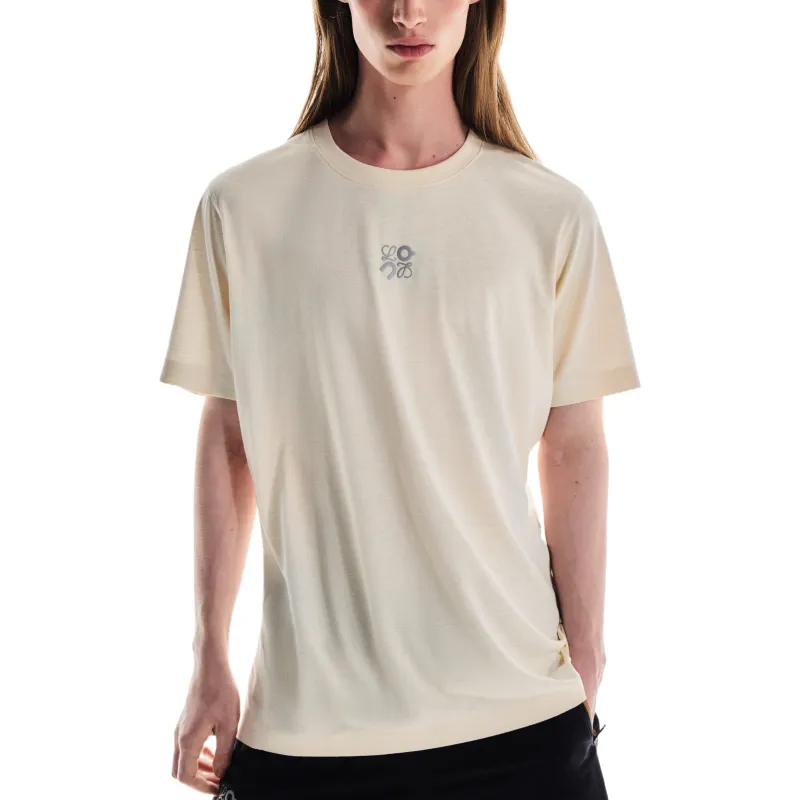 On x LOEWE Active SS25 T Shirt Unisex Beige Yellow-1