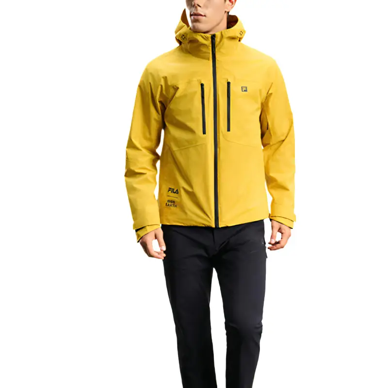 FILA Windbreaker Jacket Men's Strawflower Yellow YE-2