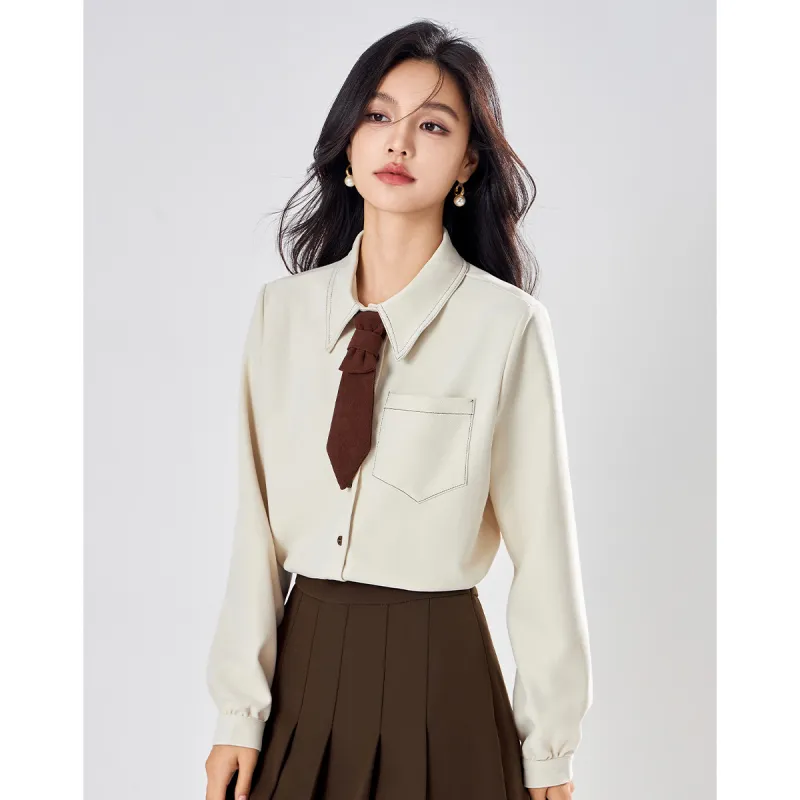 Love Elaine Shirt Women's Apricot-1