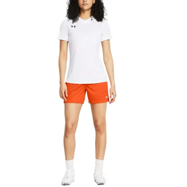 Under Armour Maquina 3.0 Sports Shorts Women's Orange-4