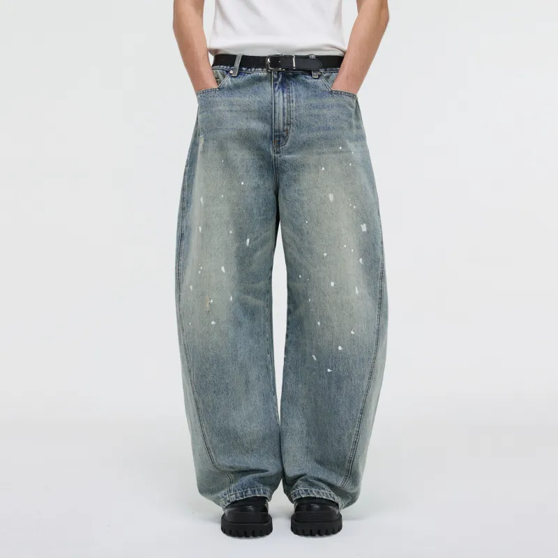 PCLP 2025 Spring/Summer Jeans Unisex Blue-4