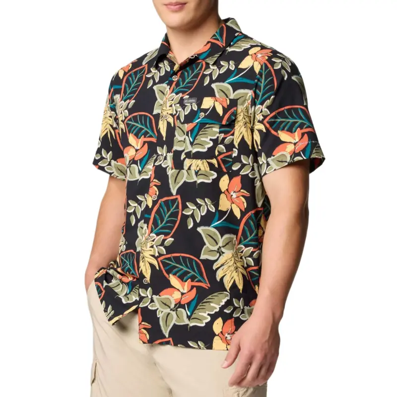 Columbia Tech Trail Shirt Men's Black-2