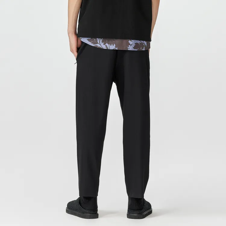CROQUIS Casual Pants Men 001 Jet Black-3