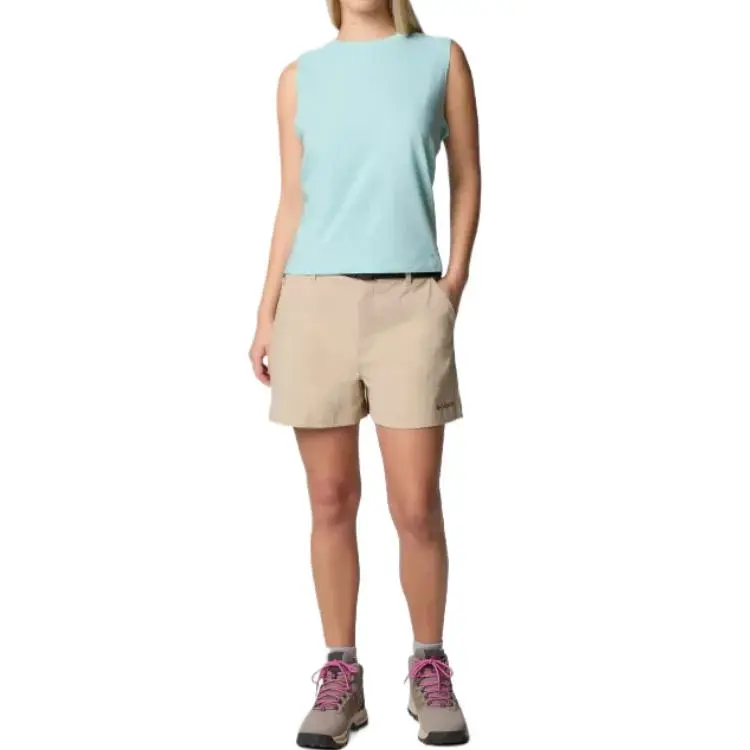 Columbia Brea Falls Omni-Shade Omni-Shield Release Casual Shorts Women's Ancient Fossil-5