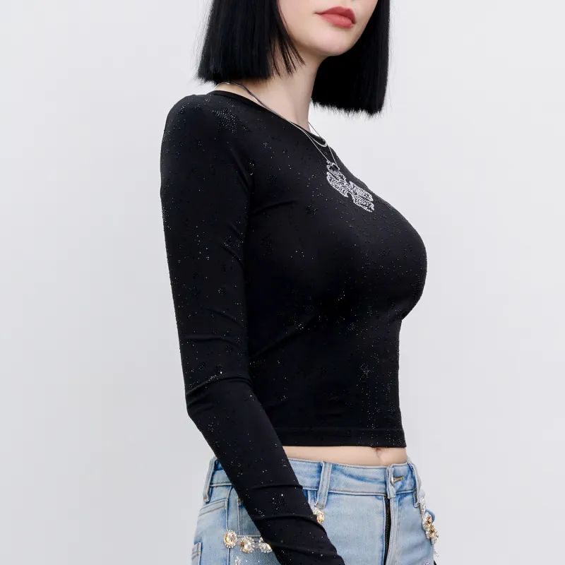 TCH T Shirts Women's Black-6