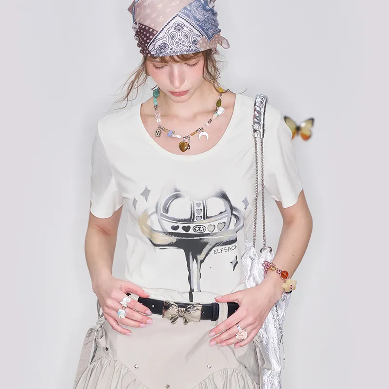 ELF SACK T Shirt Women's Elegance White-2