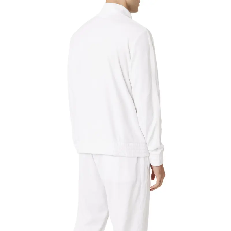 FILA Deverall Velour Jacket Jackets Coats Men's White 100-2