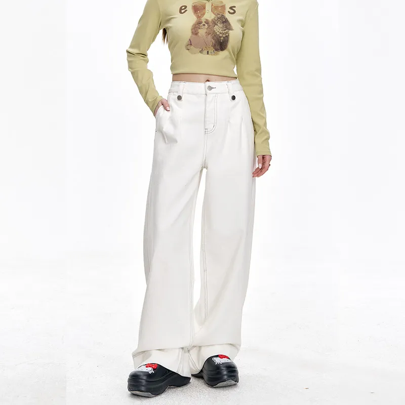 ELF SACK Jeans Women's Effortless White-2