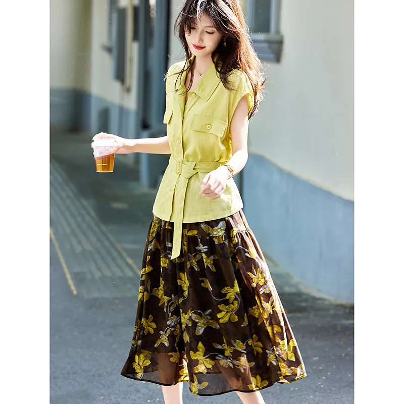 A Paradise For Awakening Skirt Set Women's-5