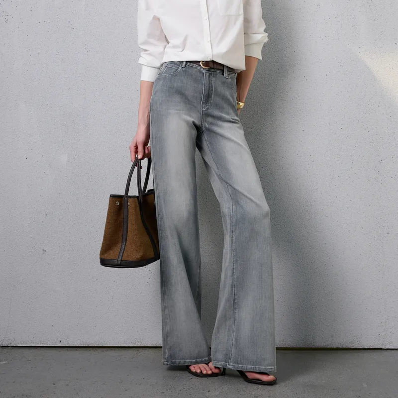 3COLOUR Jeans Women's Stone Gray-6