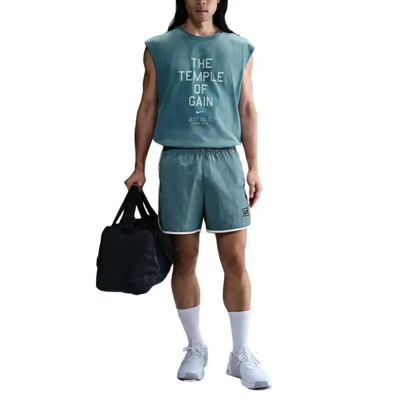 Nike Dri FitHeritage Casual Shorts Men's Green-2