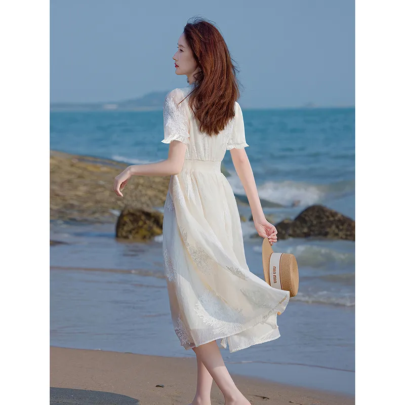 A Paradise For Awakening Short Sleeved Dress Women's-4