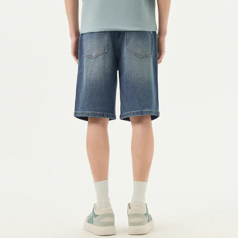 Gxg Jeans Denim Shorts Men's Blue-4