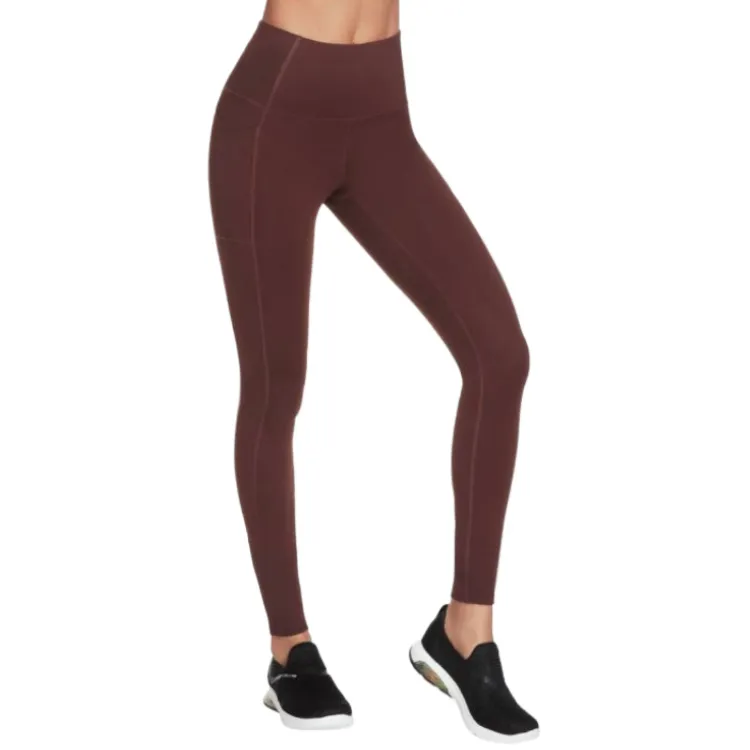 Skechers GOWALK Yoga Pants Women's Coffee-1