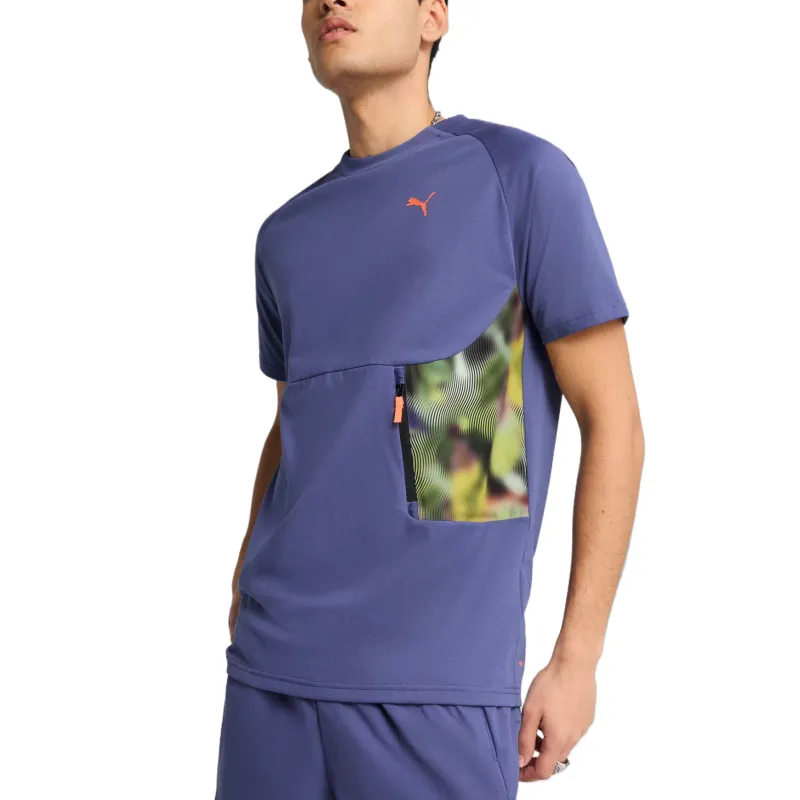 PUMA Playera Estampada Para Hombre Hoops X PUMAtech-2