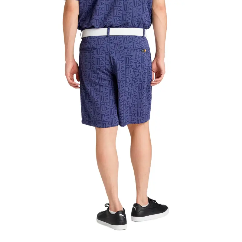 PUMA AOP Golf FOG Casual Shorts Men's Marine Blue-3