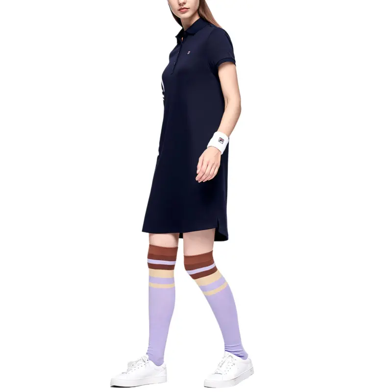 FILA Athletics Short Sleeved Dress Women's Royal Blue NV-2