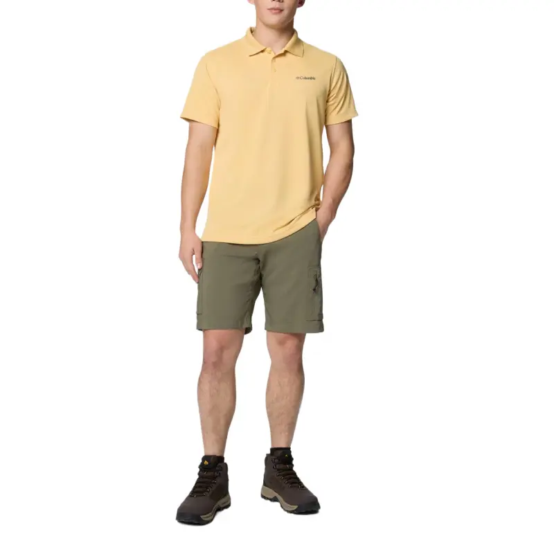 Columbia Utilizer Polo Shirt Men's Earth Yellow-4
