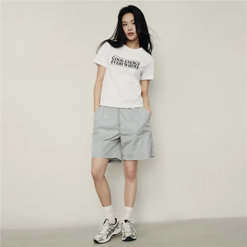 UNIQLO Casual Shorts Women's 01 Silver Gray-6
