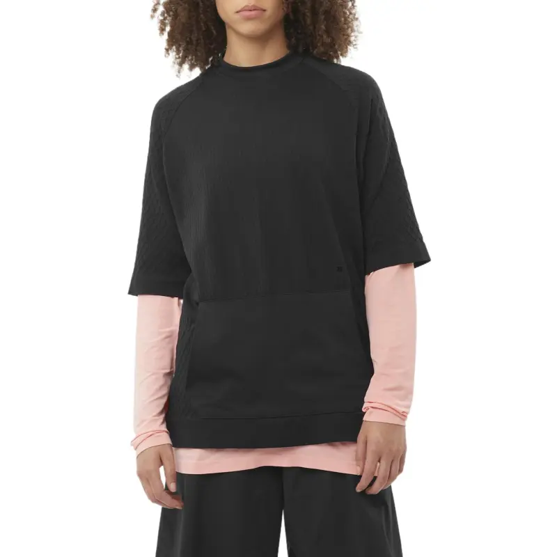 SALOMON CIFER T-Shirt Unisex Pitch Black-3