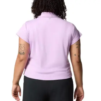 Columbia PFG Tidal Tee Polo Shirt Women's Hydrangea Multicolor