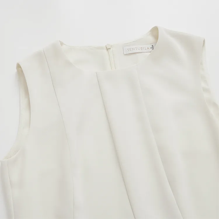 SENTUBILA Sleeveless Dress Women's-13