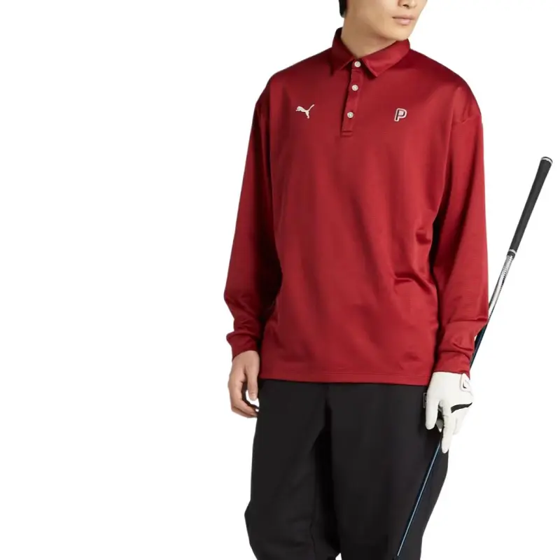 PUMA Golf Clothing Men's Fiery Red-4