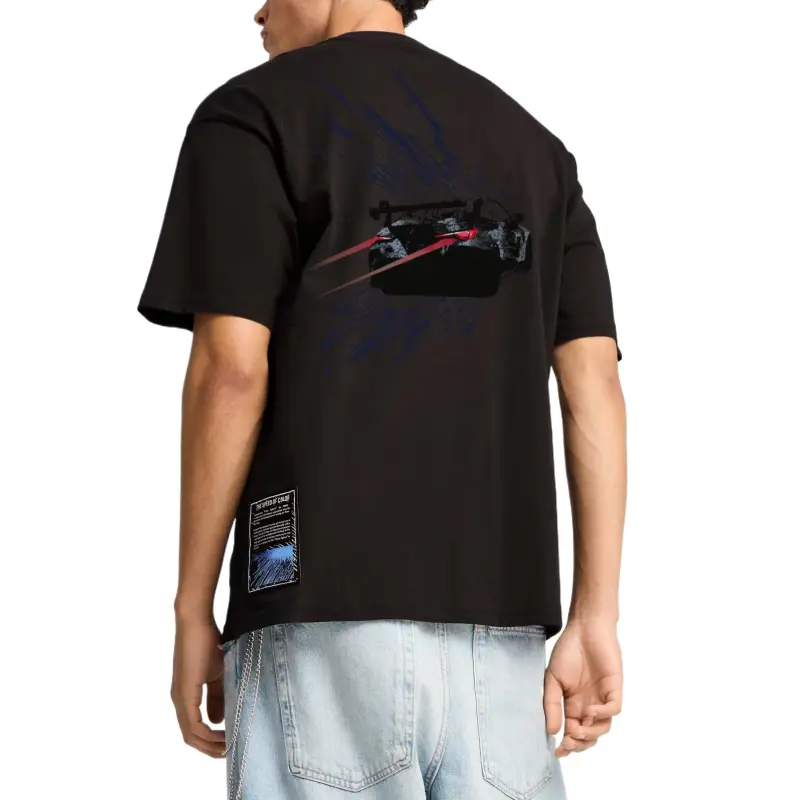 PUMA BMW M Motorsport T Shirt Men's Black-3