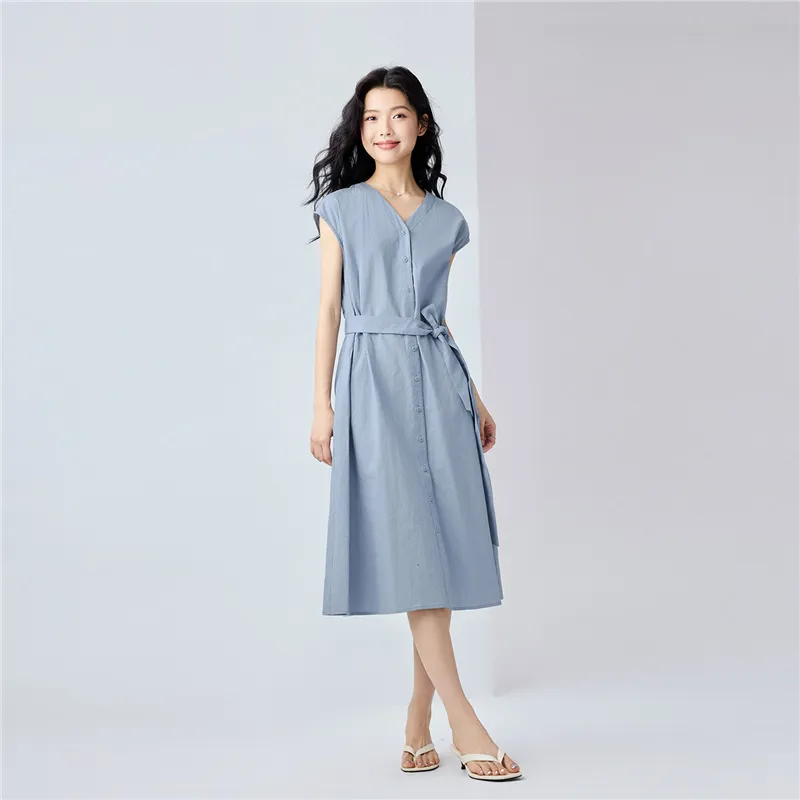 UNIQLO Short Sleeved Dress Women's-10