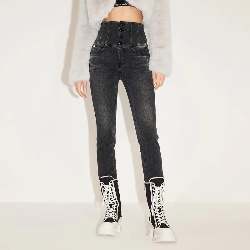 Miss Sixty Jeans Women's Black Gray-2