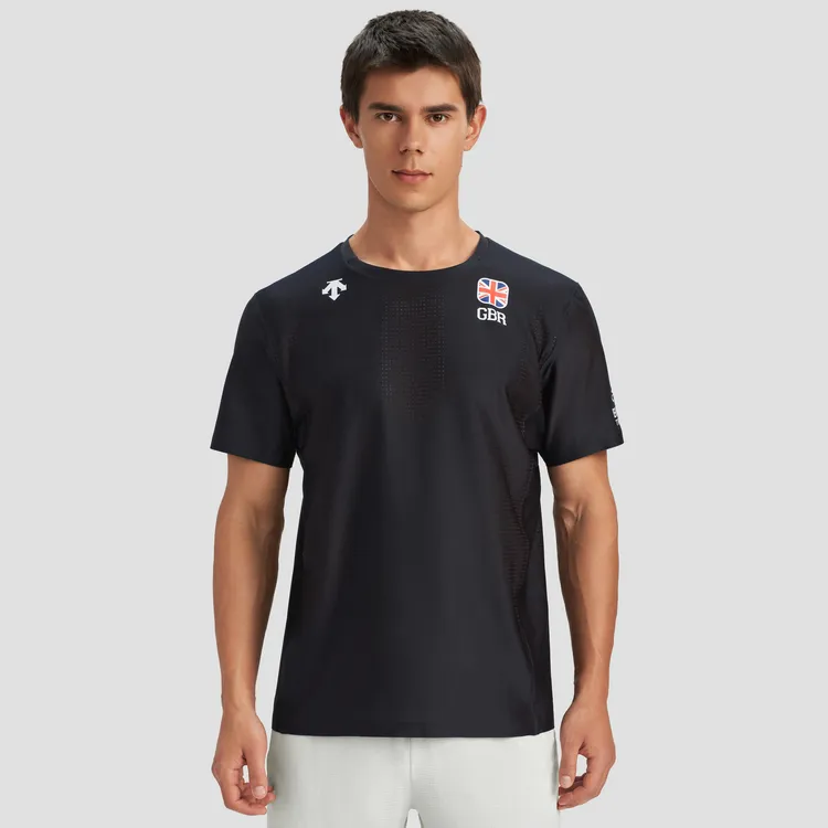 DESCENTE TRIATHLON Series T-Shirt Men's Black-2