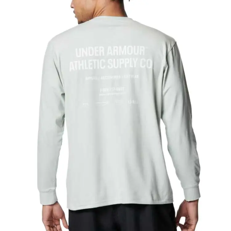 Under Armour T Shirt Men's Aqua Brown Green-1
