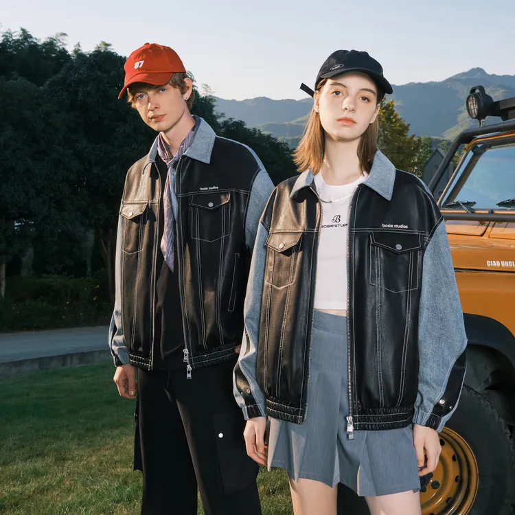 Bosieagender Jackets Unisex Black-2
