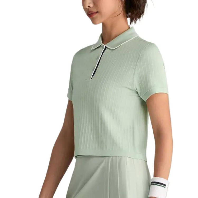 Wilson Tennis Top Women's Water Gray Green-6