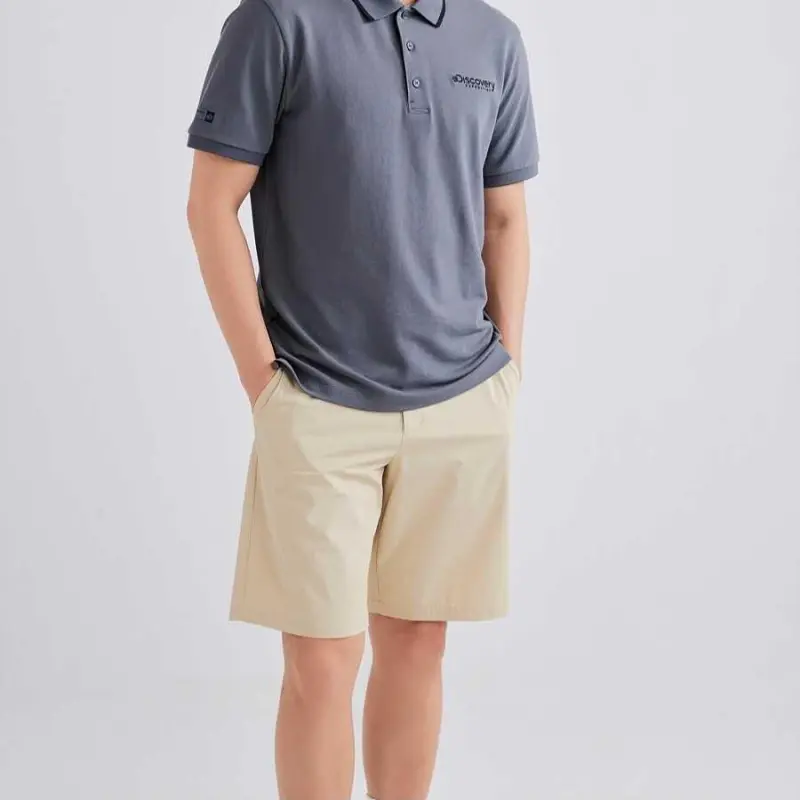 Discovery Expedition 541 Elastic Shokts Neon Beige Casual Shorts Men's Neon Beige-4
