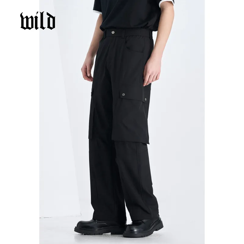 WILD LEADER Summer Cargo Pants Unisex-1
