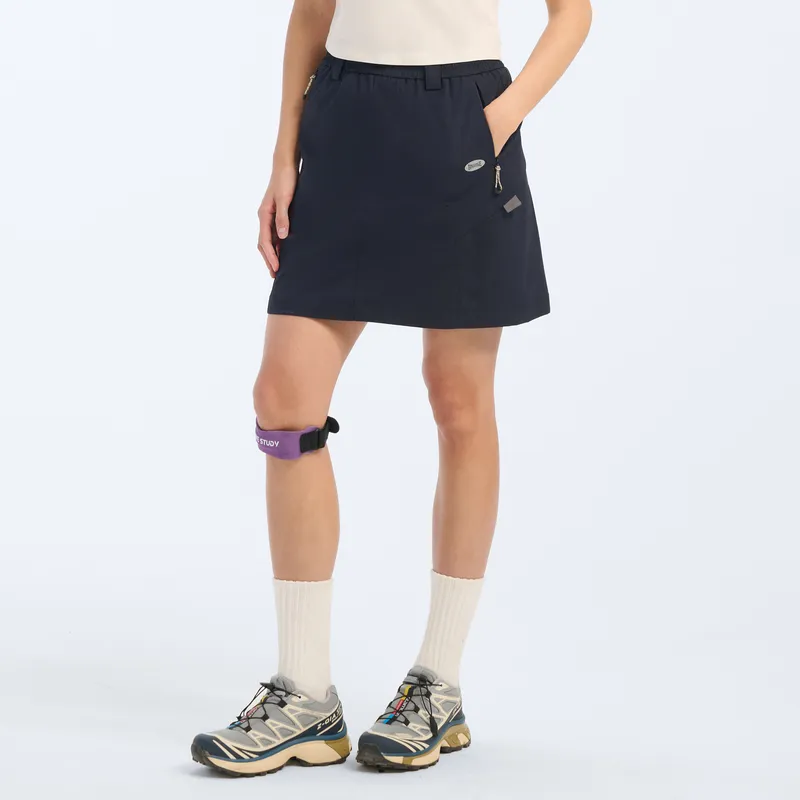 LONSDALE Casual Short Skirts Women's Navy Blue-3