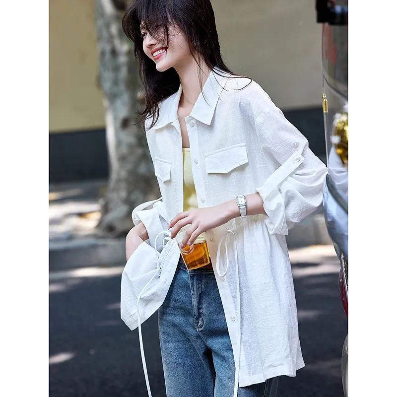 A Paradise For Awakening Trench Coat Women's-5